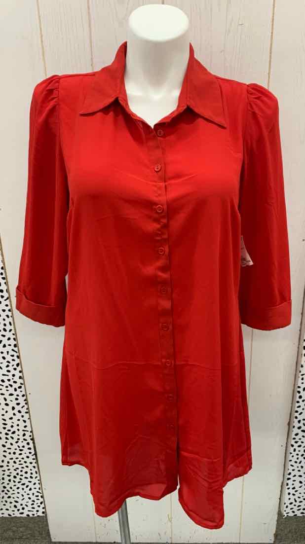 City Chic Red Womens Size 14 Dress