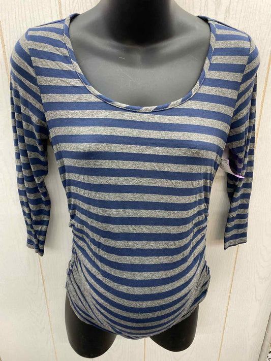 Motherhood Blue Maternity Size Small Shirt