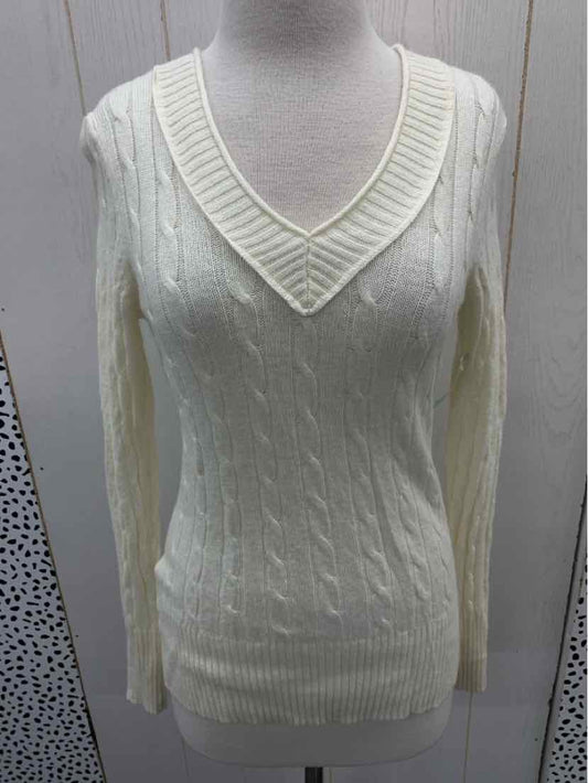 LOFT Cream Womens Size Small Sweater