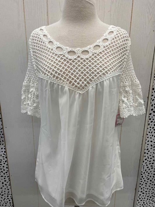 Dressbarn White Womens Size M Shirt