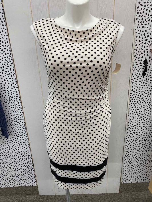 Chaps White Womens Size 12 Dress