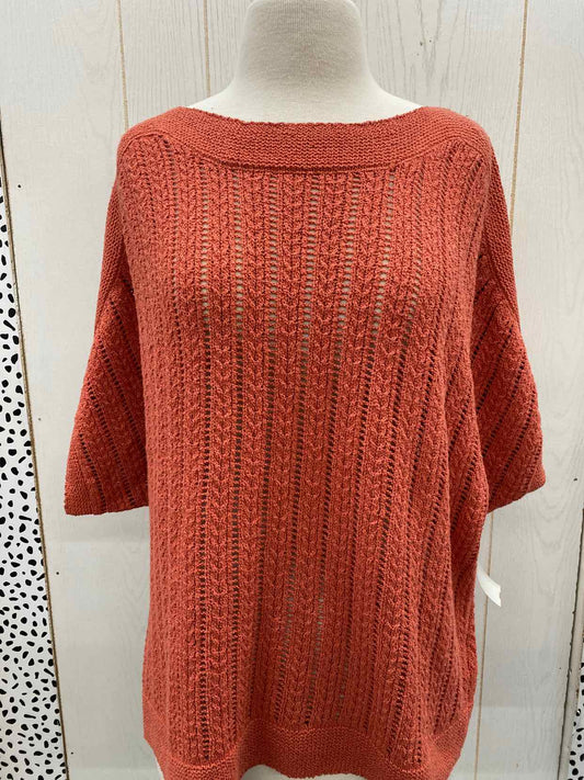 Cynthia Rowley Orange Womens Size M Sweater