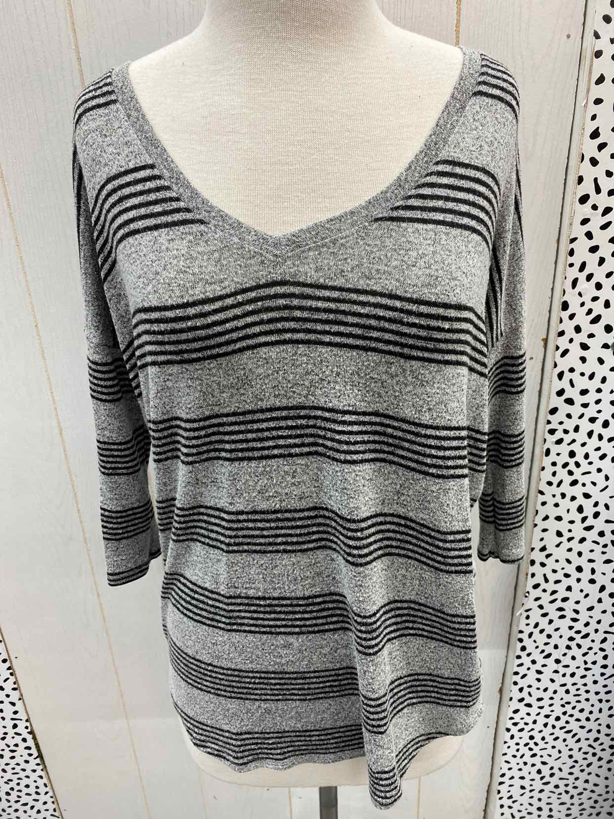 Market & Spruce Gray Womens Size Small Shirt