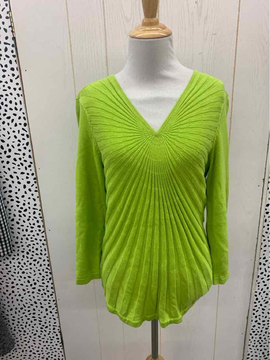 Peter Nygard Green Womens Size M Sweater