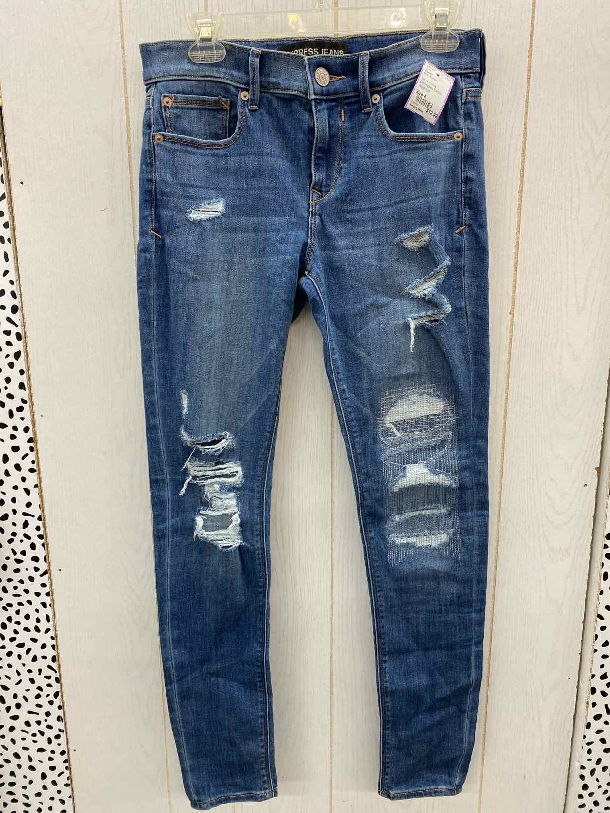 Express Blue Womens Size 4 Jeans