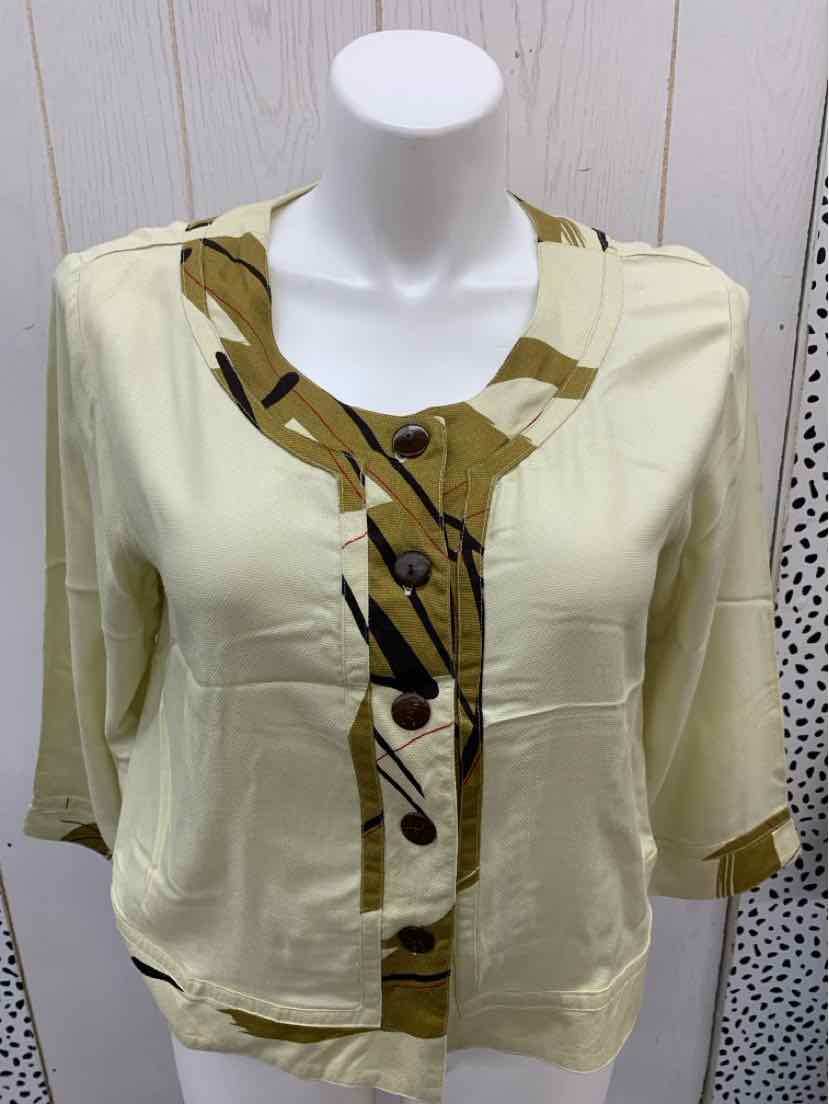 Cream Womens Size L Shirt