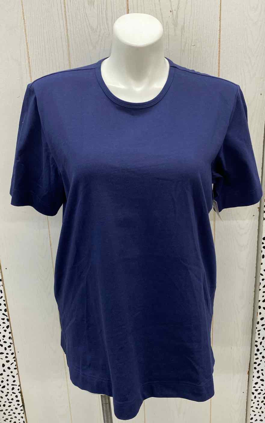 D & Co Blue Womens Size L Shirt