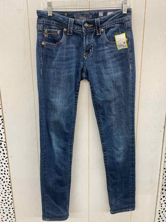 Miss Me Blue Womens Size 27 Jeans