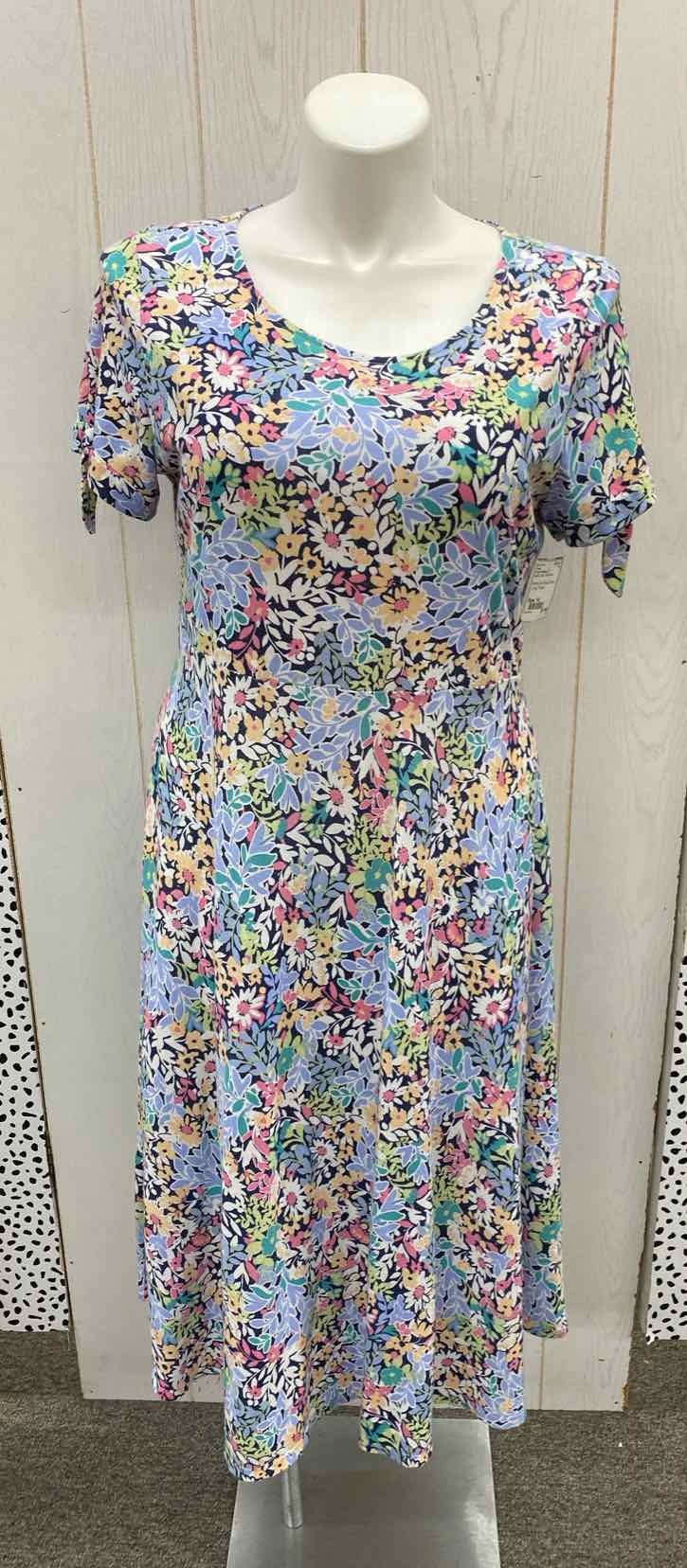 Croft & Barrow Multi-Color Womens Size 14 Dress