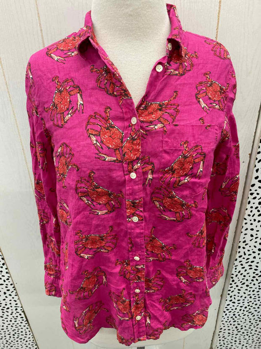 J Crew Pink Womens Size XS Shirt