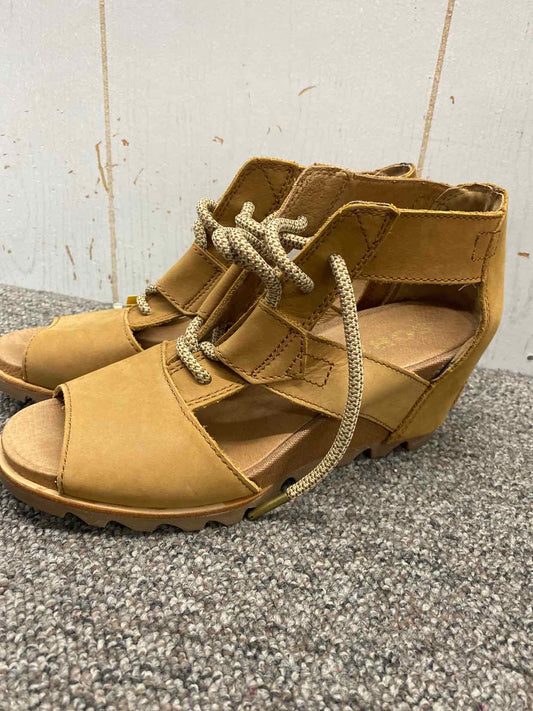 Sorel Brown Womens Size 9 Sandals